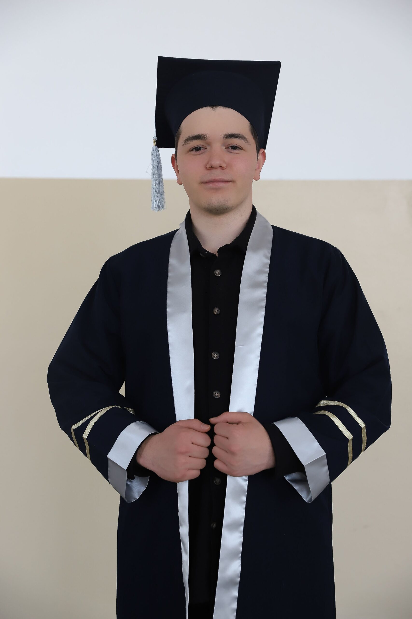 Üniversite Alpaka Lacivert Beyaz Şeritli